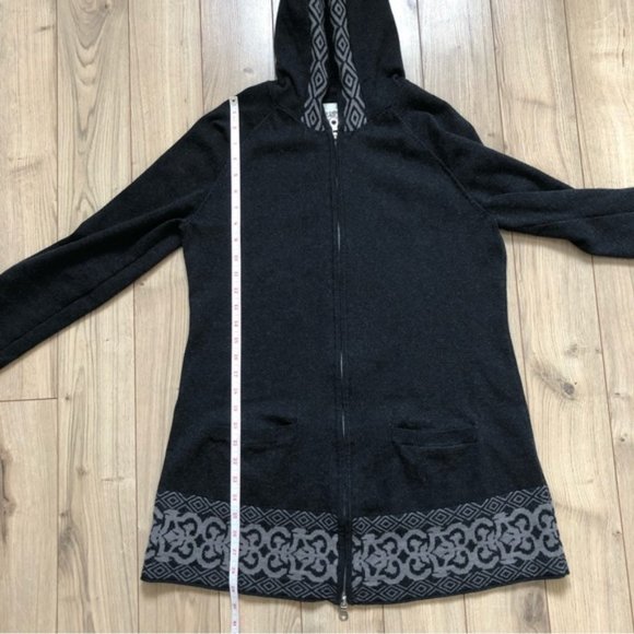 Womens Aventura Berlin Hooded Organic cotton blend zip up Cardigan size M - Picture 10 of 12